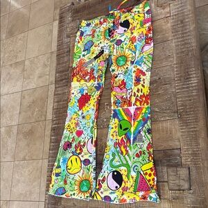 Dolls Kill Current Mood Bell Bottom Pants NWT